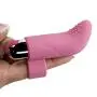 Adam & Eve Powerful 10 Speed Rechargeable Silicone Finger Bullet Vibe - Pink Adam & Eve Powerful 10 Speed Rechargeable Silicone Finger Bullet Vibe - Pink