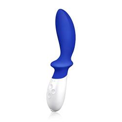 LELO Loki Luxury Vibrating Prostate Massager for Men, Federal Blue