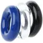 Yziss 3pcs Sexy Lasting Cock Ring Male Hot for Men Couple Sex Toys Very Thick P-Enis Ring
