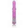 CalExotics 7-Function Silicone Jack Rabbit - Vibrator With Rotating Shaft - Waterproof Vibe Sex Toys for Couples - Adult Clitoral G Spot Massager - Pink