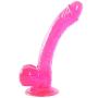 Wushuangyu 7.48 inch Mini Flexible Soft Massage Wand for Beginners Female Handsfree Relax Massager Toys - Vibrant Toy (Color : Pink)