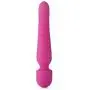 Heated Wand Massager, Rechargeable Cordless Waterproof Magic Mini Massager, Medical Grade Soft Full Silicone, 7X Multi-Speed Vibrations, Tail Has Heating Function for Muscle Aches and Sports Recovery Heated Wand Massager, Rechargeable Cordless Waterproof Magic Mini Massager, Medical Grade Soft Full Silicone, 7X Multi-Speed Vibrations, Tail Has Heating Function for Muscle Aches and Sports Recovery