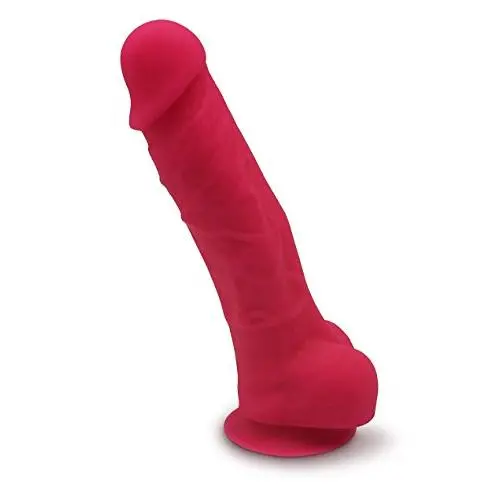 Letsgasm &quotPerfect Fit" 6 Inch Silicone Dildo - Hot Pink Platinum Grade Silicone With Suction Cup