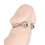 Penis Glans Ring Erection Enhancing with Stainless Steel Joy Ball Sex Toy Rings for Cock Pleasure (30mm, 2 Joy Balls)
