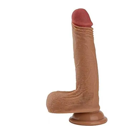 AKSQA 7 Inch Realistic Díldɔ Relax Massage Wand Toy for Women Gifts