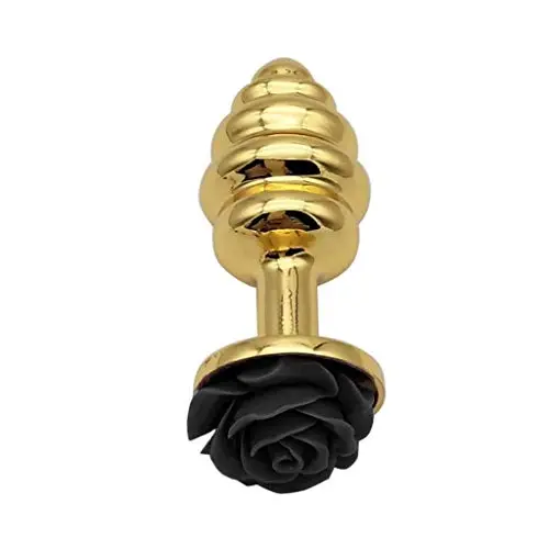 Stainless Steel anāl Plúg Rose Flower Decor Bùtt Toys Massager Stainless Steel anāl Plúg Rose Flower Decor Bùtt Toys Massager