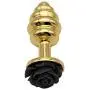 O-GAME Stainless Steel Amal Plug Rose Flower Decor Massage Male Female Erotic Toys O-GAME Stainless Steel Amal Plug Rose Flower Decor Massage Male Female Erotic Toys