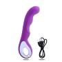 Waterproof Rechargeable Cordless Wand Massager for Pressure Relief Body with 10 Powerful Speeds & Adjustable Vibration Modes, Purple