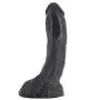 LQFLD Realistic Dildo Penis Dong with Suction Cup Female Masturbation Sex Toy for Beginners Vaginal G-Spot and Anal Play,26CM,Black