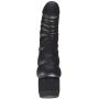 California Exotics Black Velvet Veined Dong, 6.25"
