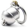 Chástí-ty Device, Cǒck Lock, Pěnǐs Lock Ring Stainless Steel Metal Men Hypoallergenic Ergonomic Design Chasteness Device Anti-Off T-Shirt Belt - 102 (Size : 40mm)