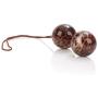 CalExotics Duotone Balls - Ben Wa Vaginal Kegel Weights - Pelvic Floor Exercise - Adult Sex Toys - Leopard