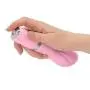 Pure Love Silicone G-Spot Vibrator Pink, Rechargeable and Multi Speed with Swarovski Crystal Button, Pretty Quilted Vibrator Pure Love Silicone G-Spot Vibrator Pink, Rechargeable and Multi Speed with Swarovski Crystal Button, Pretty Quilted Vibrator