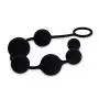 UTIMI Butt Plug with Silicone Anal Bead in Black UTIMI Butt Plug with Silicone Anal Bead in Black