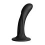 Doc Johnson Vac-U-Lock - G-Spot - Silicone - 6.5 in. Long and 1.5 in. Wide - F-Machine, O-Ring Harness, and Vac-U-Lock Harness Compatible Silicone Dildo, Black