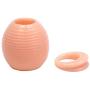 Dream_mimi 2Pc / Set new packaging delayed ejaculation foreskin silicone flexible penis cock ring glans block circumcision anti-phimosis too long (Pink)