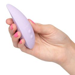 Calexotics Dr Laura Berman Carly Pinpoint Silicone Palm Size Waterproof Compact Vibrator, Purple