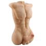 Lifelike Extremely Torso Men Male Fun Toy Lifelike Dual-Purpose 3D Adult Toys for Women Gay Men