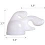 Massager Attachments, Massager Accessories Attachment Silicone- Two Different Styles (White+Purple)
