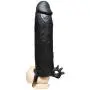 UEE Soft Realistic 30% Enhancer Penis Sleeve Penis Extension Extender Cock Sleeve Girth Enhancer Add in 3" for 5-6.5 inches-100% Discreet Shipping (Black)