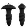 RITER Soft Silicone Vibrantor Vibranting Amal Plug Massager Six Toys for Men Women -Waterproof