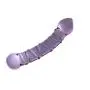 Don Wand Glass Pleasue Wand, Curved with Mush Tip, Purple Swirl Don Wand Glass Pleasue Wand, Curved with Mush Tip, Purple Swirl