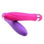 Luseeo Clǐtoral Suckǐng Vǐbrator Handheld Waterproof Portable Electric Vib Flower Massager, Facial Eye Mini Massager Purple