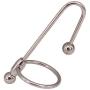 Eastern Delights Stainless Penis Cock Rings with Urethral Sounds Ball, Long Size