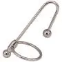 Eastern Delights Stainless Penis Cock Rings with Urethral Sounds Ball, Long Size Eastern Delights Stainless Penis Cock Rings with Urethral Sounds Ball, Long Size