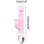 Wytinug 12 Frequency Vibe Heating Telescopic Vibran G-Spott Messager Clǐtoŗîs Licking Thrust-ing Stimulator Relax Toy for Women Couples