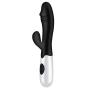 Portable Wand Massager, 30-Speed Vibrating Silicone Waterproof G Spot Vibrators Dual Vibration Handheld Massager for Women,Personal Fitness,Body Muscles Relax, Use in Bedroom, Bathroom-Black