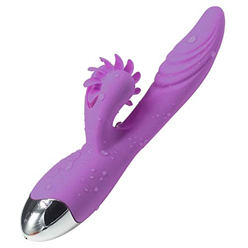 Bibida Lifesize Silicone Waterproof Heated Tail Massager with Dual Motors - 7 Powerful Optional Modes - USB Charging Sucking Vibration - Treating Sore Muscles