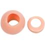 Dream_mimi 2Pc / Set new packaging delayed ejaculation foreskin silicone flexible penis cock ring glans block circumcision anti-phimosis too long (Pink)