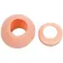 Dream_mimi 2Pc / Set new packaging delayed ejaculation foreskin silicone flexible penis cock ring glans block circumcision anti-phimosis too long (Pink)