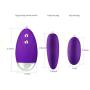 Remote Control Waterproof Double Jumping Egg Massager Doctor Recommended for Bladder Control & Pelvic Floor Exercises Female Clǐtòris Stimulatòr Toy -Purple by ALBK