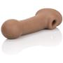 CalExotics Ultimate Extender – Male Extension Penis Girth Enhancement Sleeve with Support Ring – Sex Toys for Men and Couples - Brown