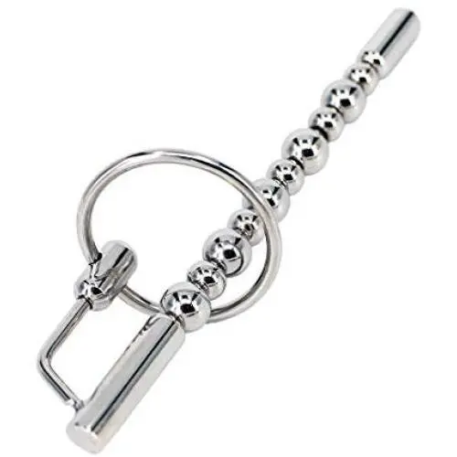 Eastern Delights Movable Beads Big Urethral Sounds Plug Stretcher Sounding