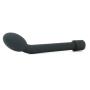 Doc Johnson Mood - Frisky - Curved for Direct G-Spot Stimulation - Curved for Clit Stimulation During Sex - Made of Velvet Touch ABS Plastic - Powerful Multi-Speed Vibrator - Black