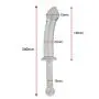 Medical-Grade Crystal Glass Huge Double Head Glass Stick for Women Men Back and All Over Body Deep Tissue Muscle Therapy