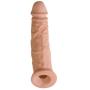Wearable Rod Extension Enhancer Girth Extender Sleeve for Men Male 10 INCH Skin