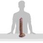 Nujing 12.04 Inch Realistic Huge D-d With Suction Cup For Women Massage Wand