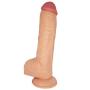 LXHHY Simulation Pěnì-s Suction Cup Soft Fake Pěnì-s Super Long Pěnì-s Back Court Anal Plug Female Toys Flesh T-Shirt