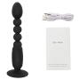 Lfcmf Home Supplies Ânāl Beads Vîb-Rát-Or Ânāl P-Lüg Pröstátê Massage B-Û-Tt-P-Lüg Silicone Women Men Ma-Sturba-Tion Relaxation Product (Color : Black)