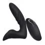 Men Wand Massager Quiet Strong Powerful Massager Personal Release Wireless Control Waterproof USB Rechargeable Safe Silicone Massager with Ripple Black