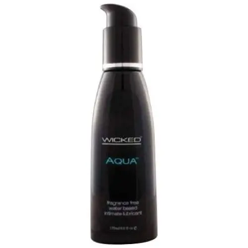 Wicked Sensual Care Collection Fragrance Free Lubricant Aqua Water Based, 4 Ounce Wicked Sensual Care Collection Fragrance Free Lubricant Aqua Water Based, 4 Ounce