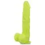 Lickerlish SPATTS 8.5" Premium Silicone Dildo Neon Green with Suction Cup