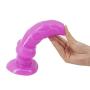 MLSice Realistic Big Animal Dog Dildo with Suction Cup Canine Penis Sex Toys for Women Sex Products Anal Butt Plug Lesbian Flirt Erotic Monster Cock and Balls Dong - Purple
