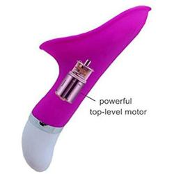 High-Quality Design of The Female Tongue Vibrate Rolling Oral Cl-it Stimulation Toys for Full Body Relax Massage Toys - Purple