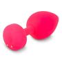 Gvibe Gplug Small Vibrating Butt Plug, Neon Rose