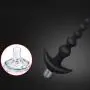 a-YUEYUE Silicone Multispeed Beads Amal Plug Massager for Women Men a-YUEYUE Silicone Multispeed Beads Amal Plug Massager for Women Men